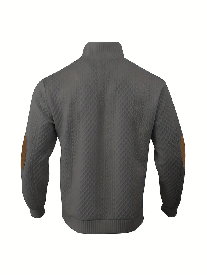 Ellis | Textured Stand-Collar Sweater