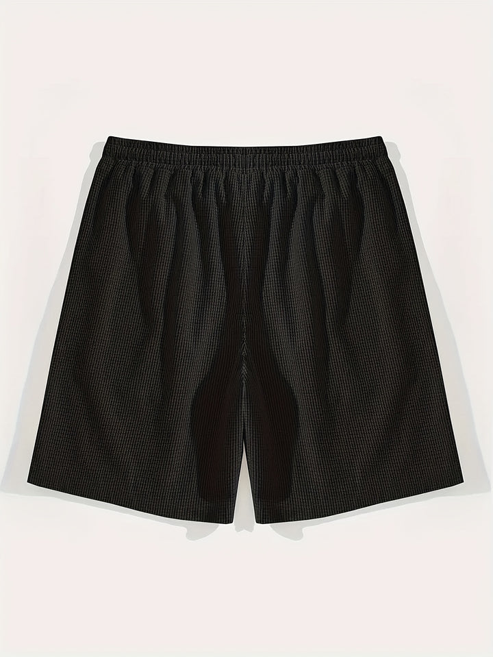 Harrison | Textured Drawstring Casual Shorts