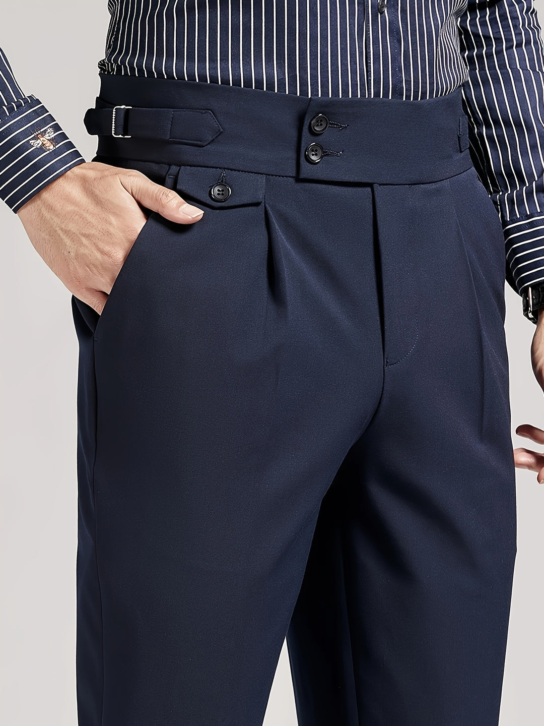 Ellis | Tailored Single-Pleat Trousers