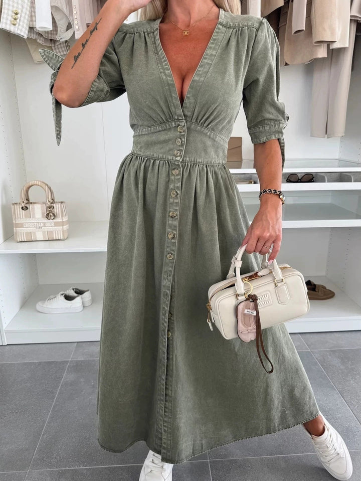 Victoria | Classic Everyday Denim Dress
