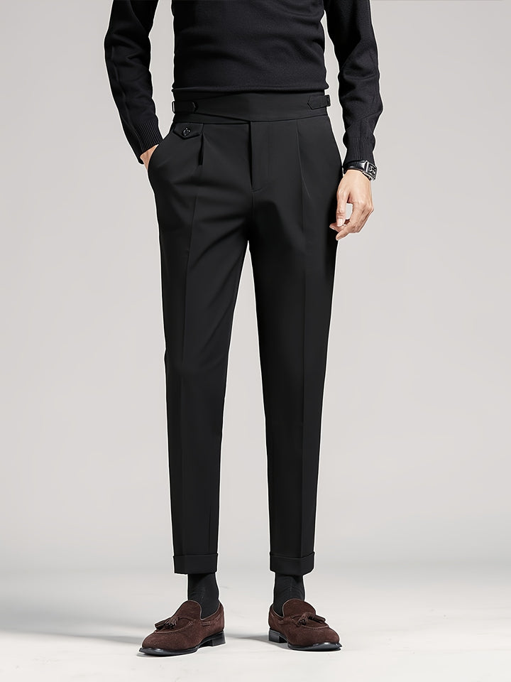 Alaric | Tailored Pleated Trousers