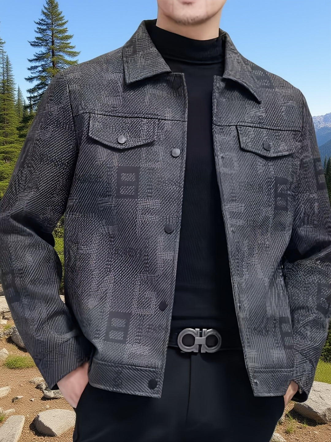Beckett | Refined Patterned Jacket