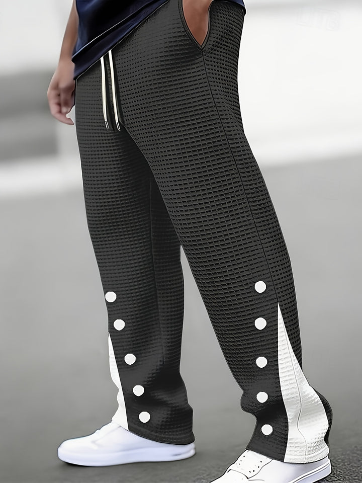 Spencer | Relaxed Waffle-Textured Pants