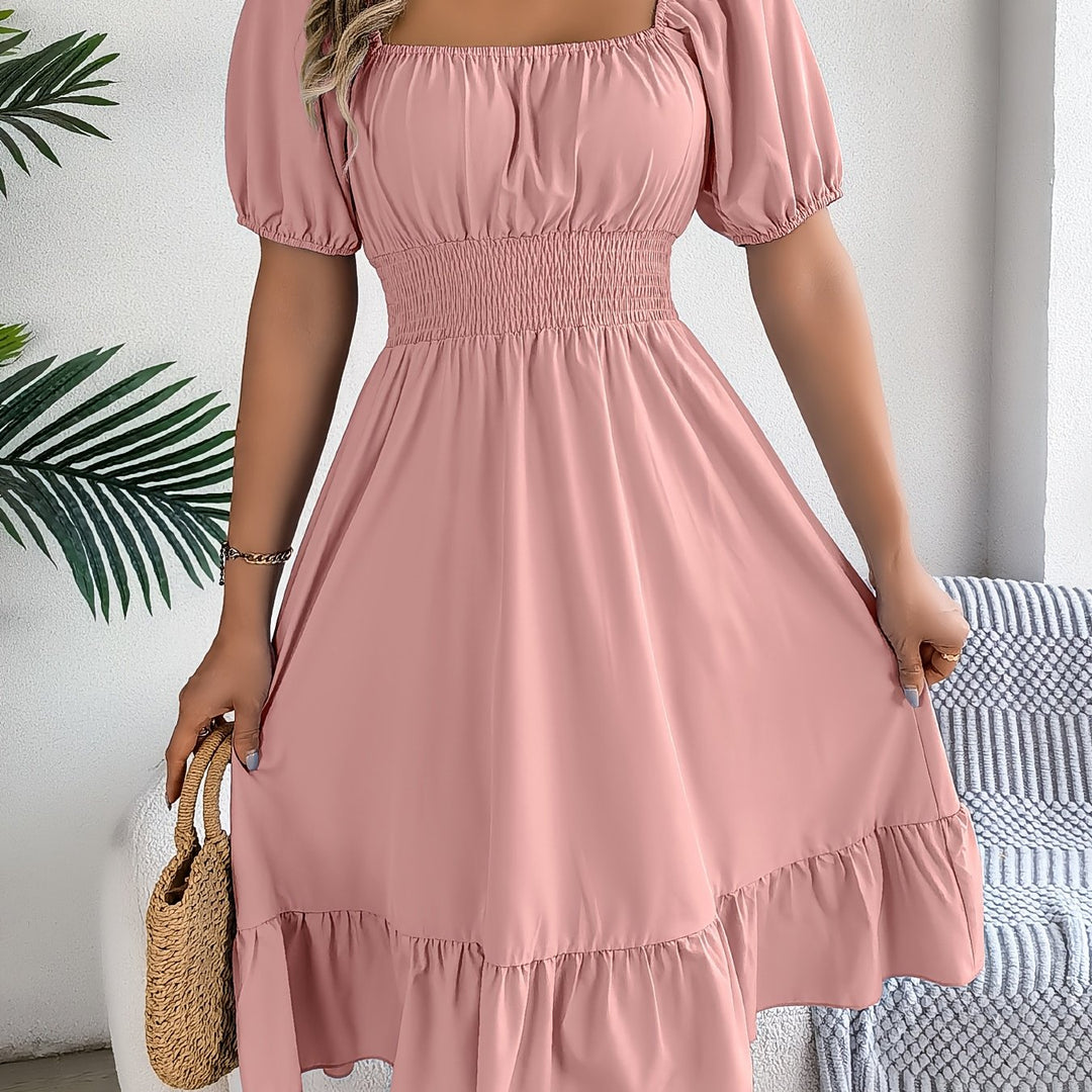 Lorraine | Square Neck A-Line Dress