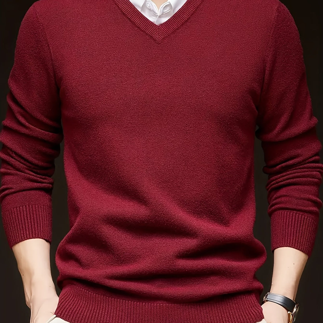 Alexander | Refined V-Neck Sweater