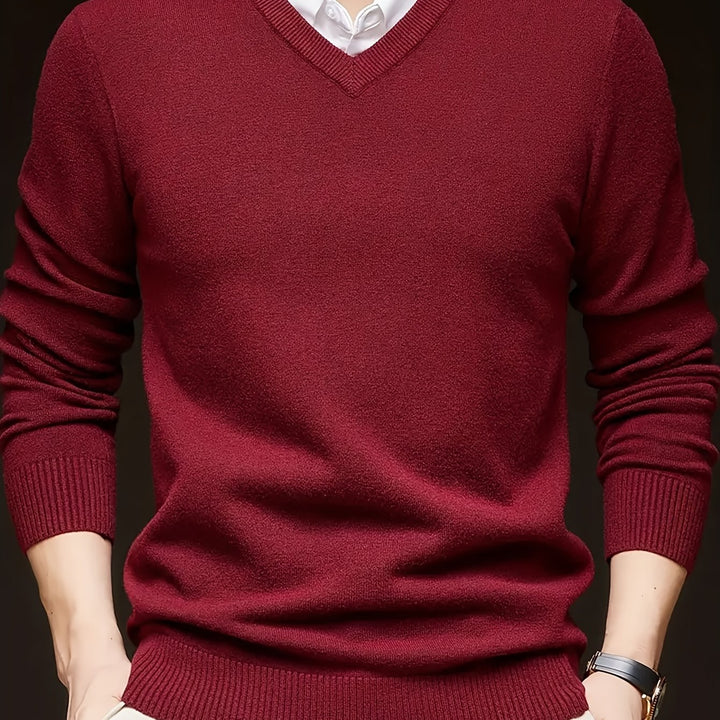 Alexander | Refined V-Neck Sweater
