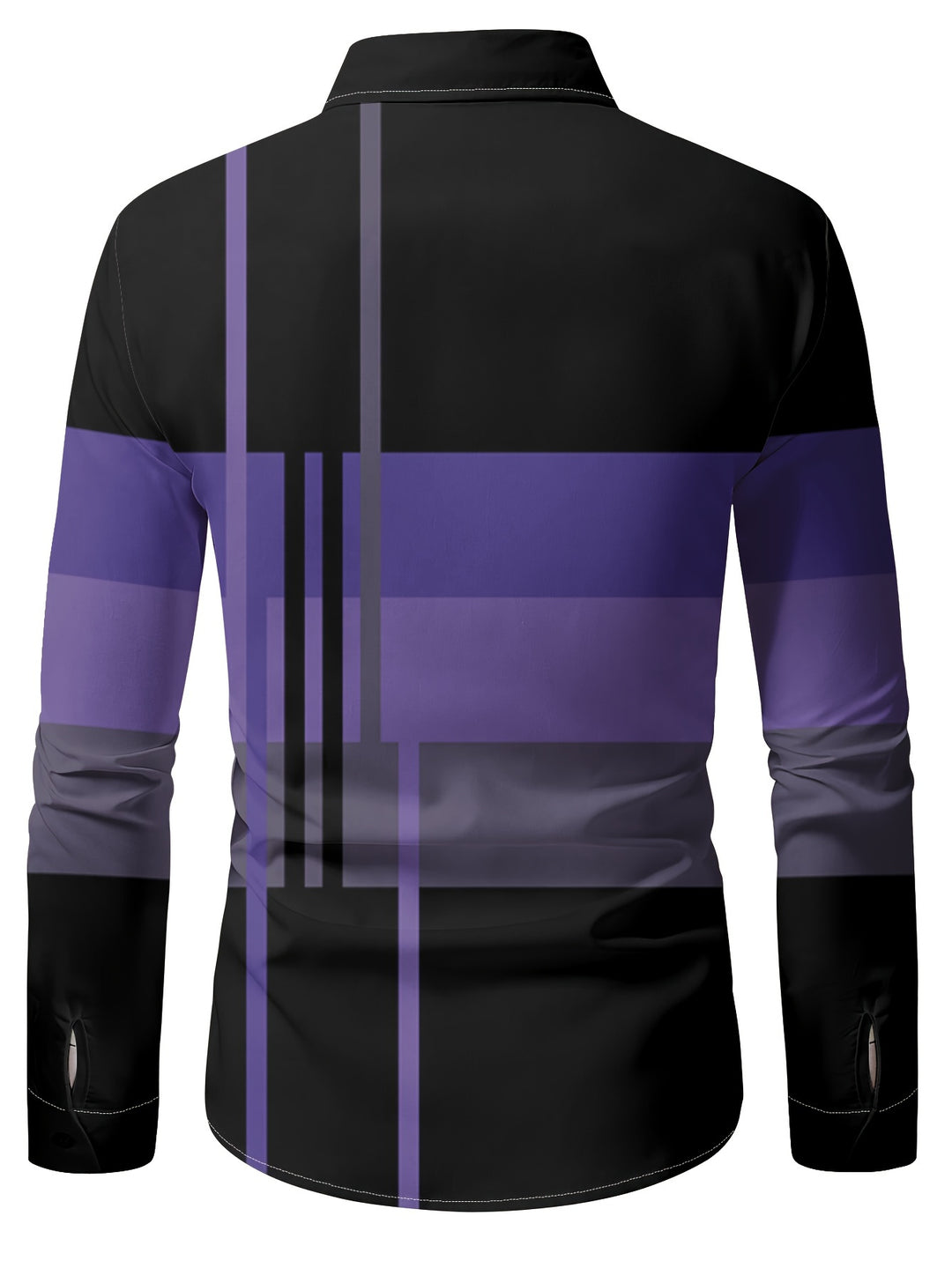 Nathan | Refined Colorblock Button-Up Shirt