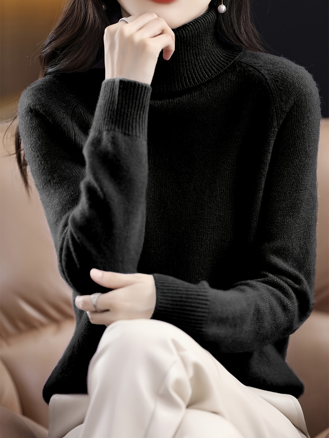 Annabel | Cozy Mock-Neck Sweater
