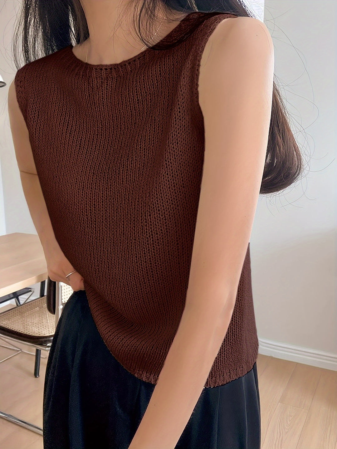 Willa | Relaxed Sleeveless Knit Top