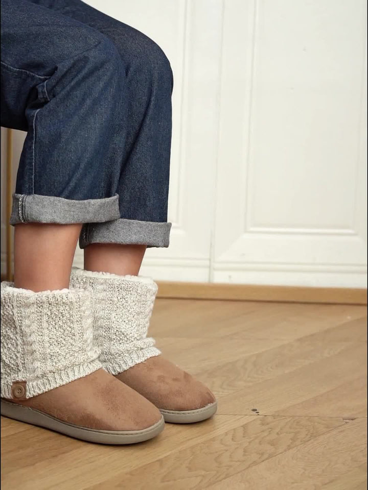 Willow | Cozy Fold-Cuff Boots