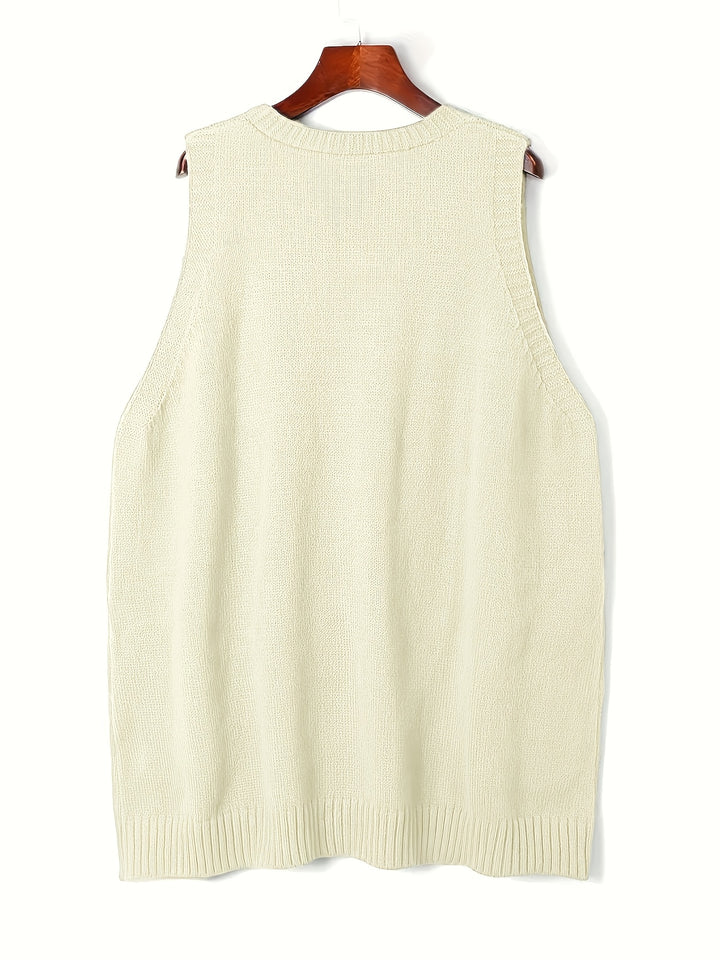 Iris | Relaxed V-Neck Vest
