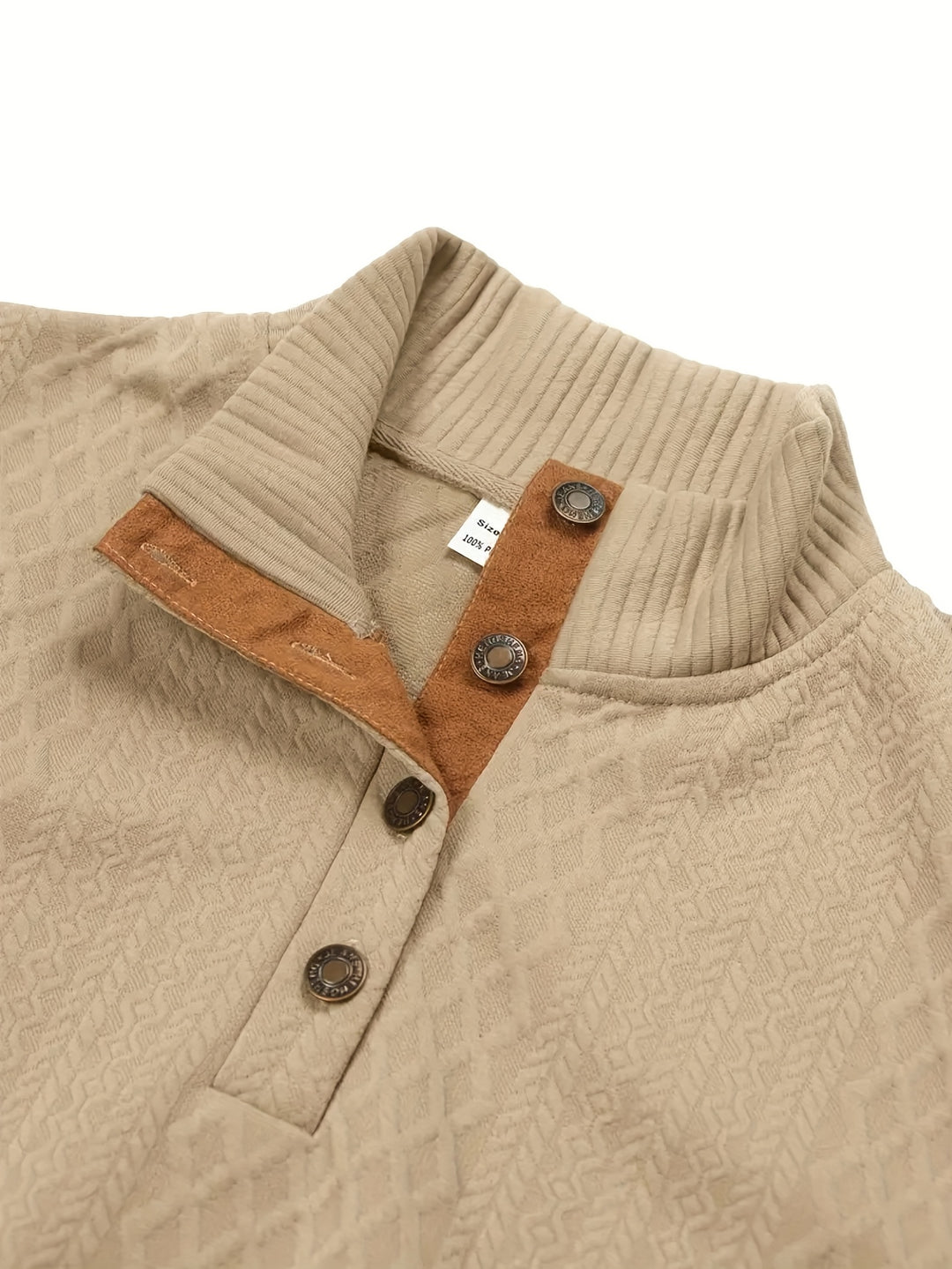 Ellis | Textured Stand-Collar Sweater