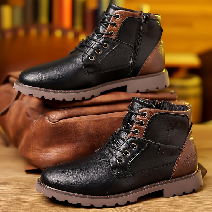 Rupert | Rugged Lace-Up Ankle Boots