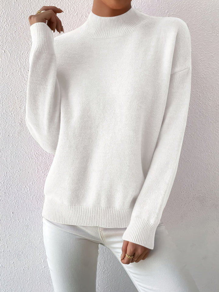 Annika | Refined Mock Neck Sweater