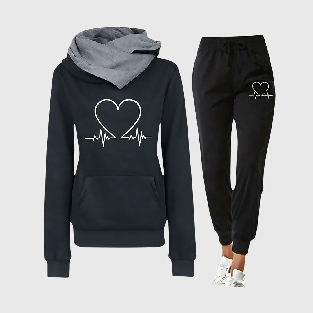 Aria | Heartbeat Hoodie & Jogger Set