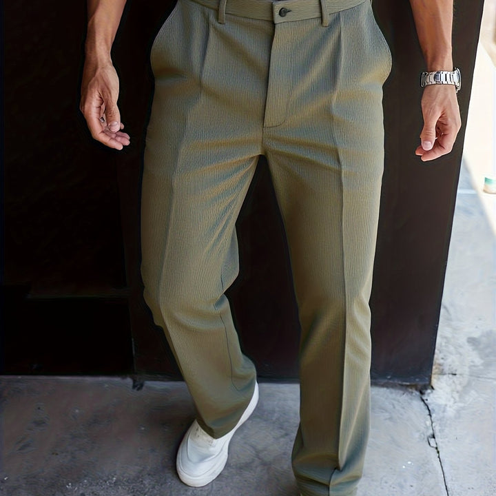 Jonathan | Tailored Straight-Leg Trousers