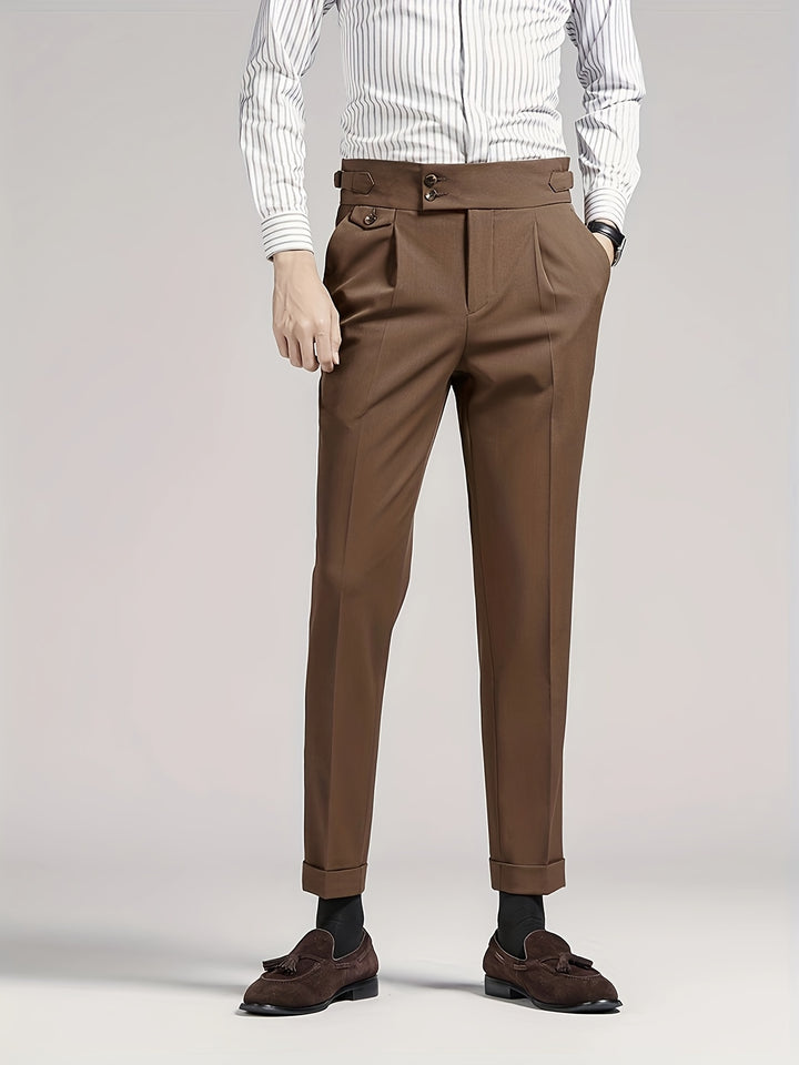 Ellis | Tailored Single-Pleat Trousers