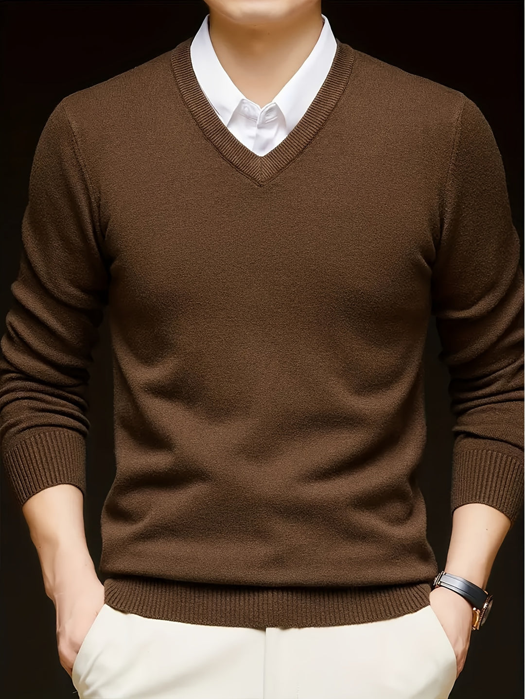 Alexander | Refined V-Neck Sweater