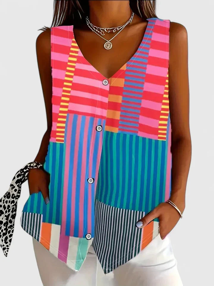 Juniper | Flowing Sleeveless Blouse