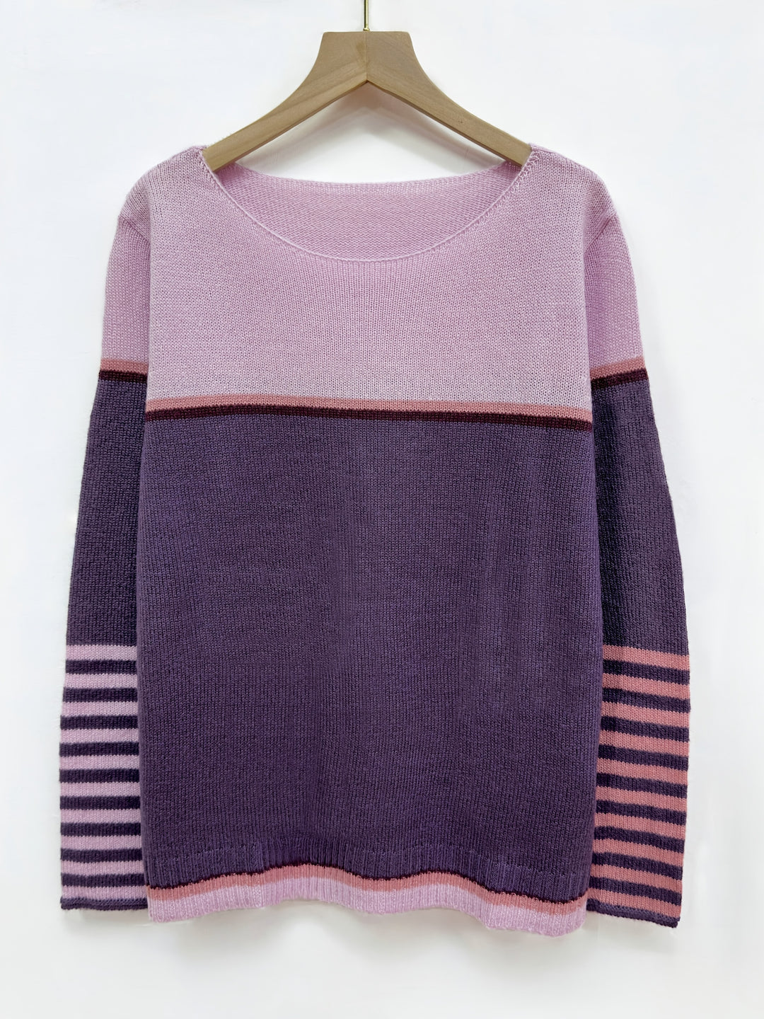 Sabine | Boat-Neck Color-Block Sweater