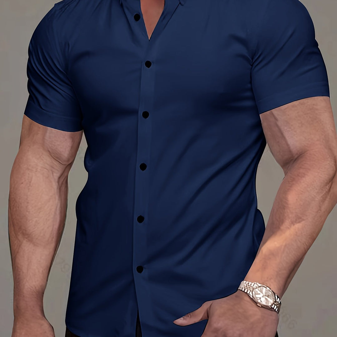 Lucas | Refined Short-Sleeve Button Shirt