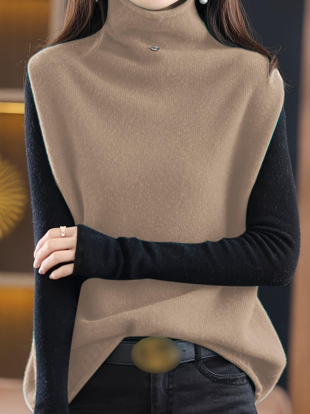 Selina | High-Neck Sleeveless Top