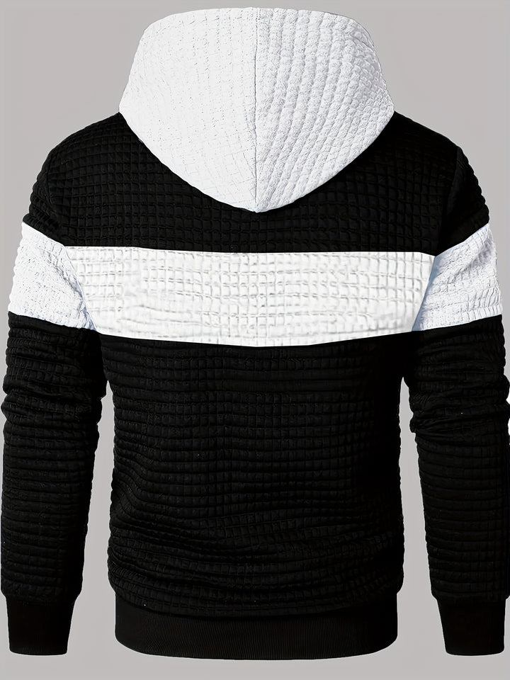 Braxton | Textured Pullover Hoodie