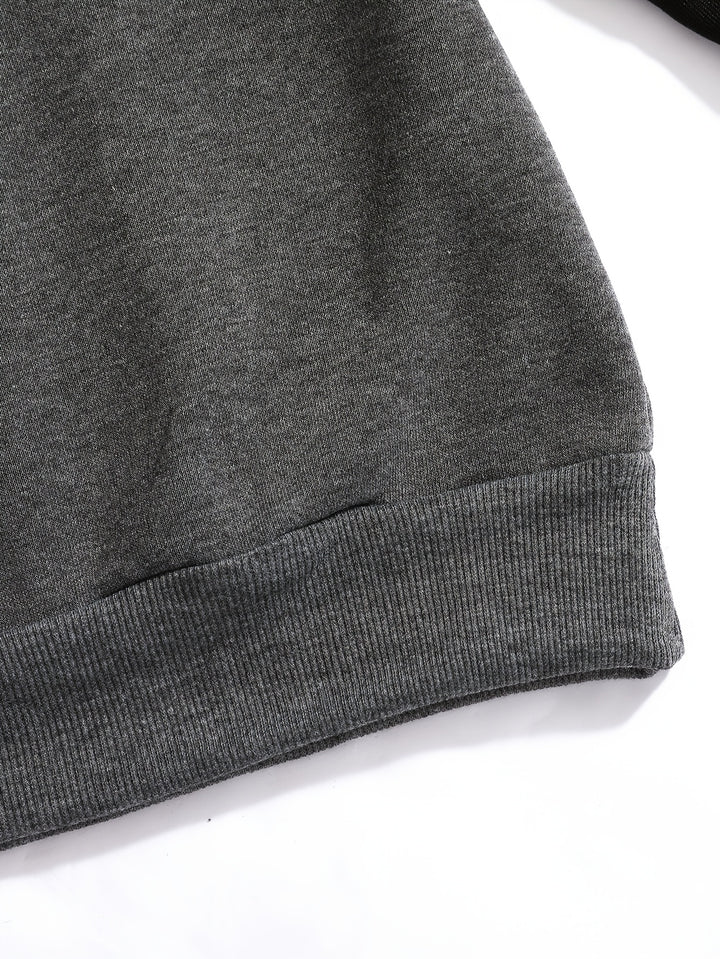 Alden | Contrast Raglan Sweatshirt