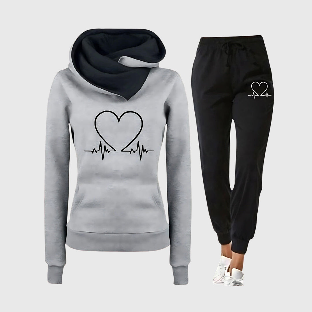 Aria | Heartbeat Hoodie & Jogger Set
