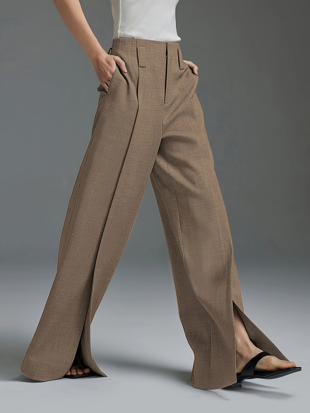 Leona | Wide-Leg Tailored Trousers