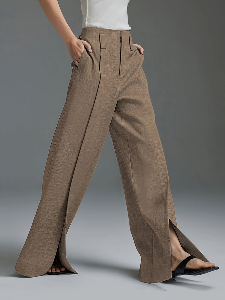Leona | Wide-Leg Tailored Trousers