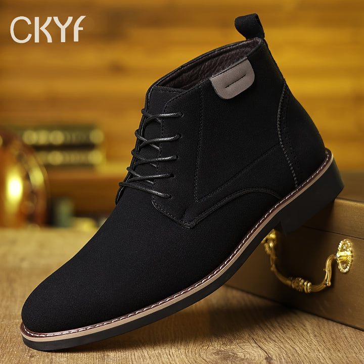 Carter | Refined Lace-Up Ankle Boots