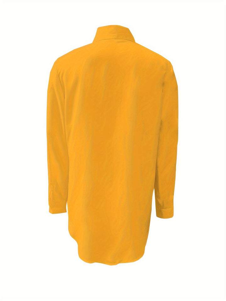 Juliana | Refined Long-Sleeve Button-Front Blouse