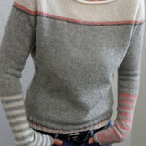 Sabine | Boat-Neck Color-Block Sweater