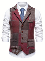 Trevor | Classic Herringbone Vest
