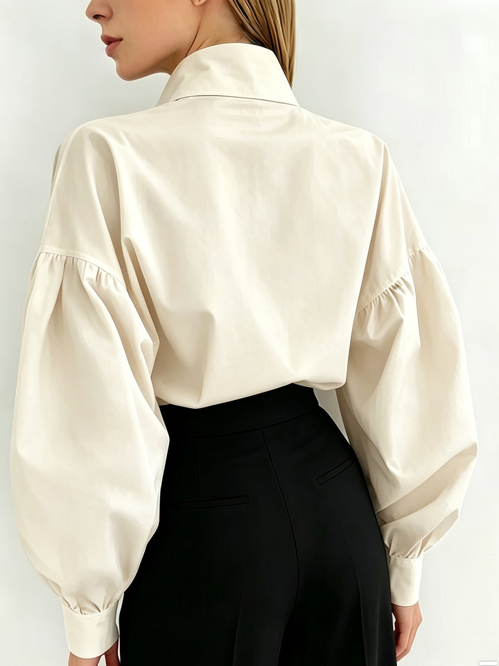 Cecily | Statement Lapel Blouse