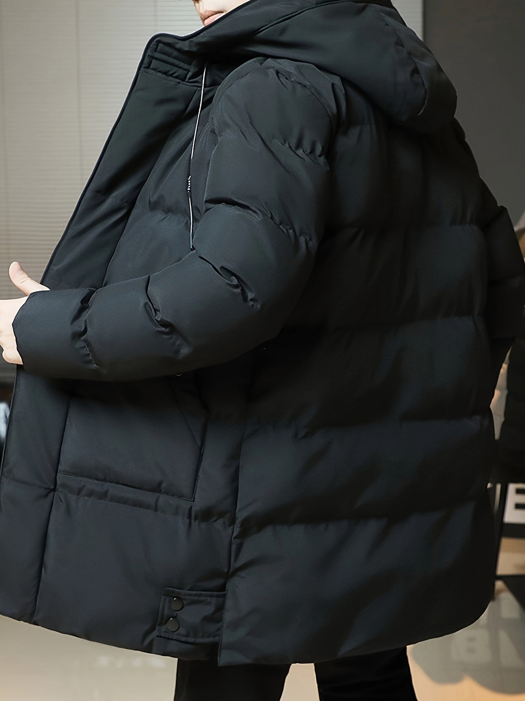 Elliot | Hooded Longline Padded Coat