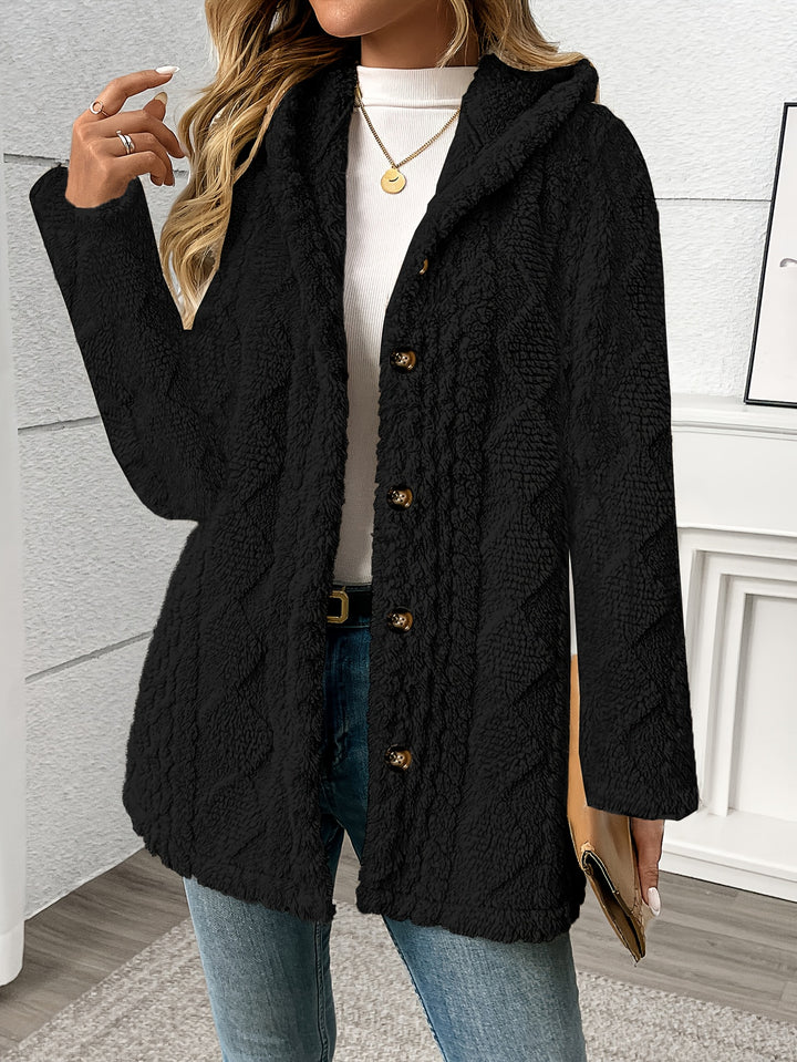 Marnie | Cozy Textured Hooded Jacket