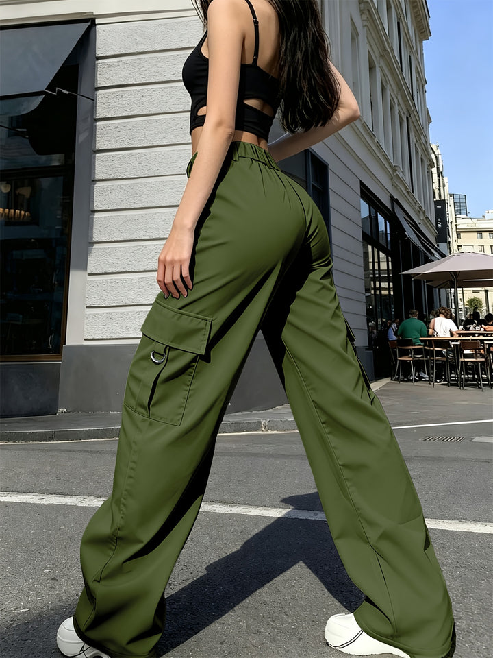 Ingrid | High-Waisted Cargo Trousers