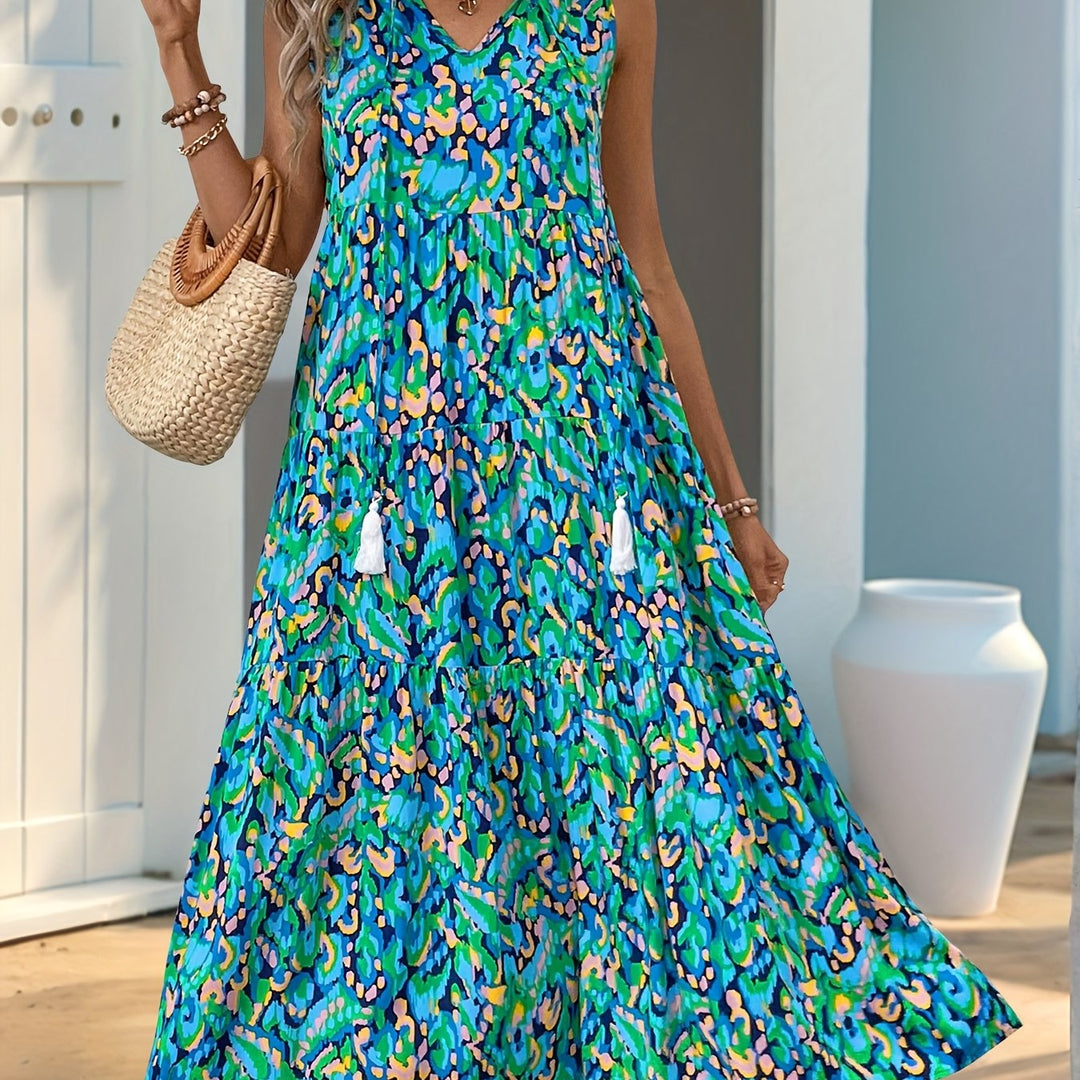 Tessa | Flowing Bohemian Maxi Dress