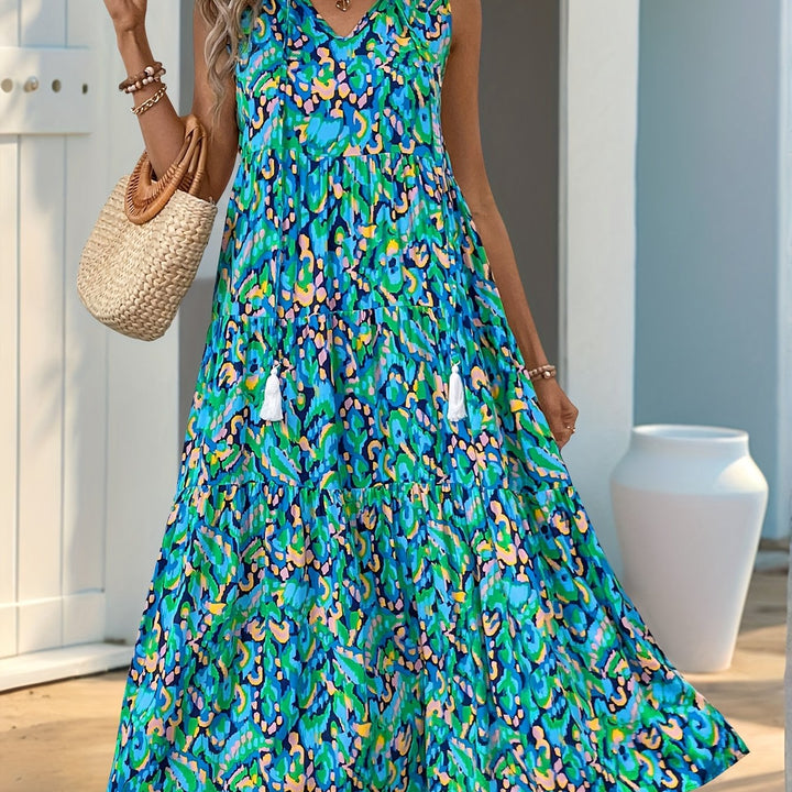 Tessa | Flowing Bohemian Maxi Dress