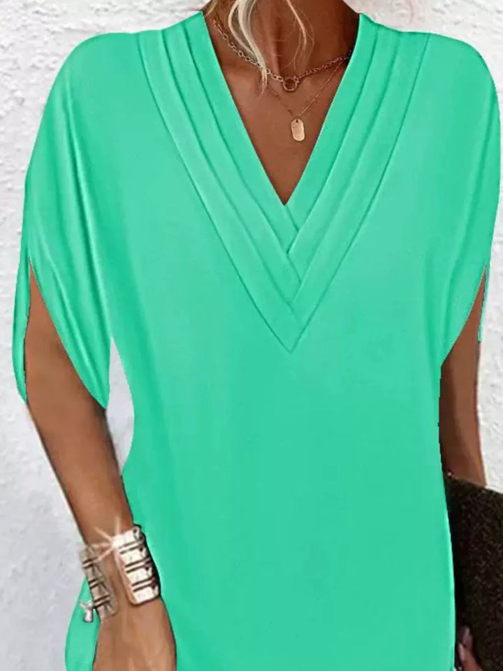 Emery | Classic V Neck Mini Dress