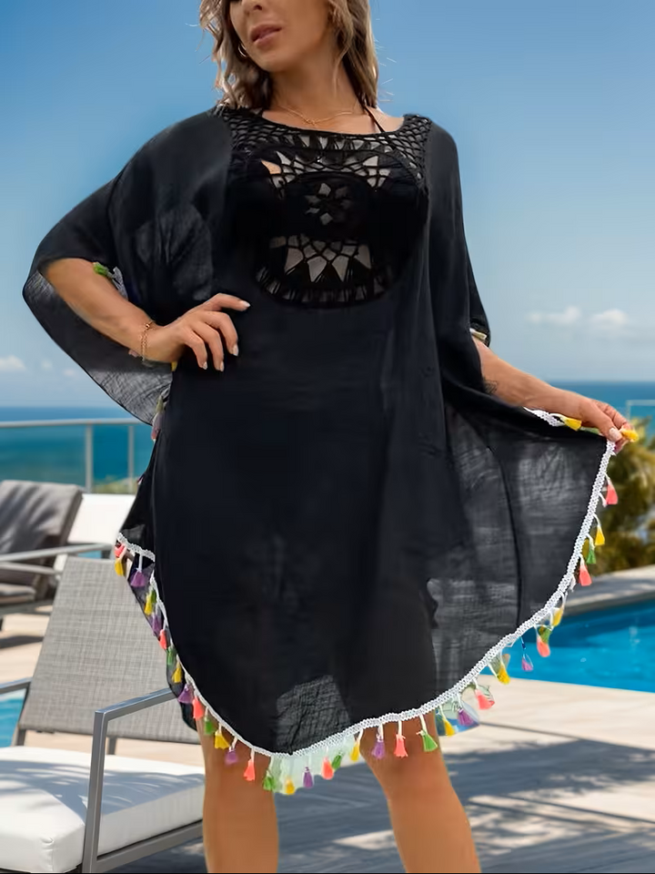 Marguerite | Crochet-Detail Beach Cover-Up