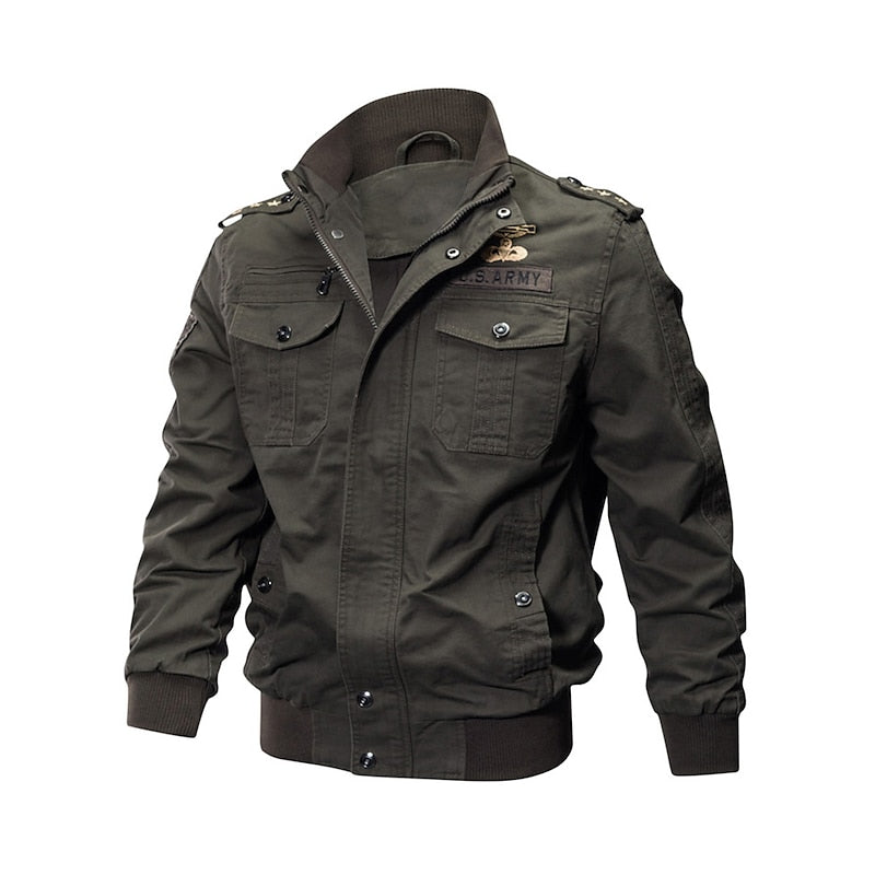Duncan | Military-Style Bomber Jacket