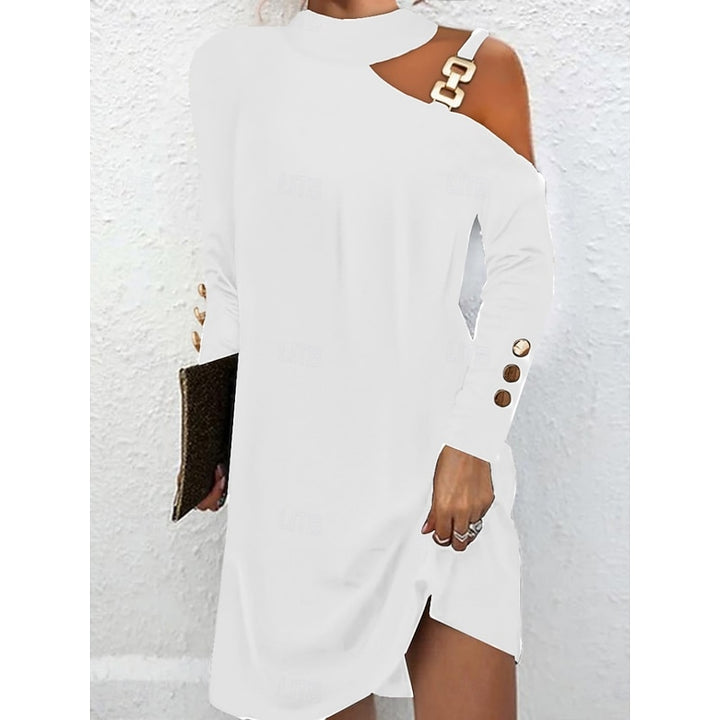 Sadie | Elegant Cut-Out Shoulder Dress