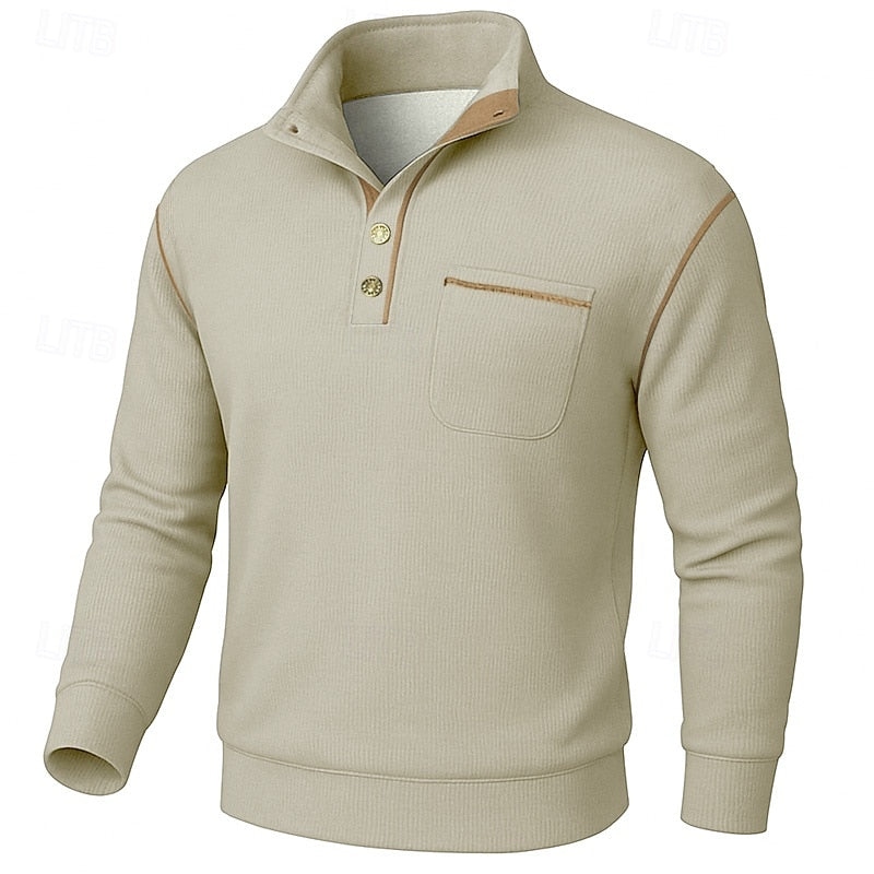 Russell | Refined Button-Up Pullover