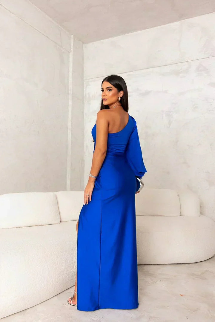 Samantha | Elegant One Shoulder Evening Dress