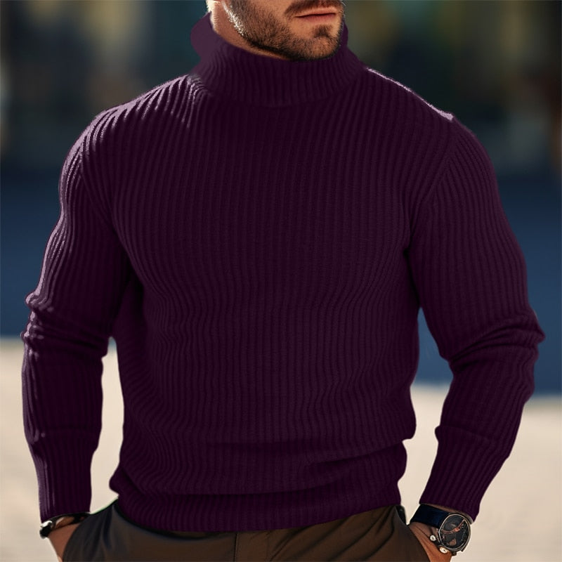 Baxter | Ribbed Turtleneck Sweater