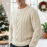 Wallace | Cable-Knit Crew Neck Sweater