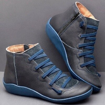 Wren | Laced Side-Zip Ankle Boots